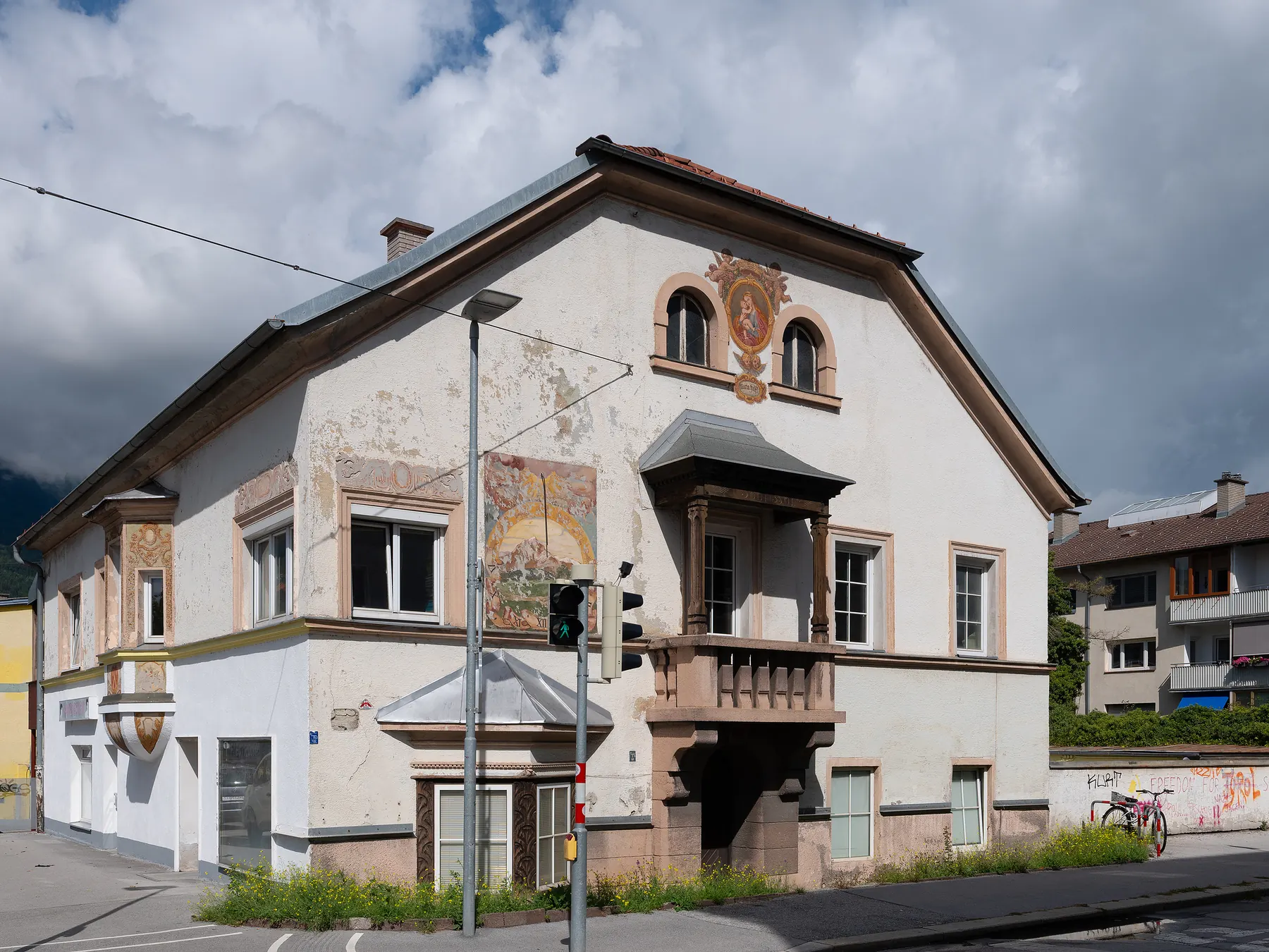 Historische Fassade in der Egerdachstraße